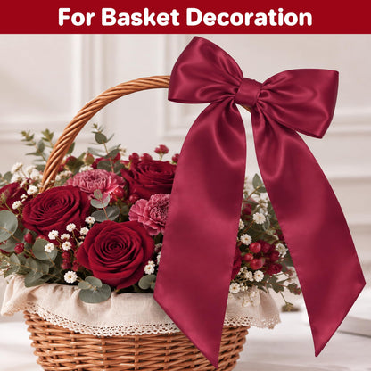 Royal Blue Satin Wreath Sash
