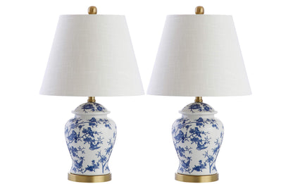 Jonathan Y Penelope Ginger Jar LED Table Lamp, 22 Inch