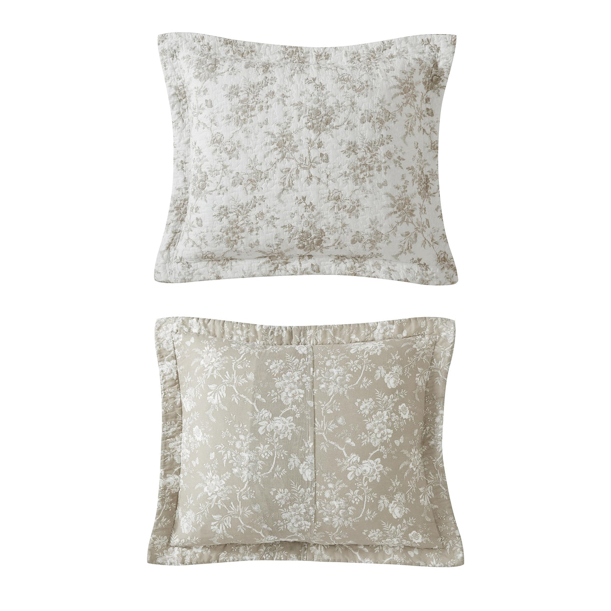 Laura Ashley Walled Garden Blue Quilt Set