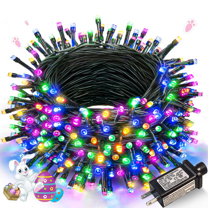 Blue and White Christmas Lights, 100 ft