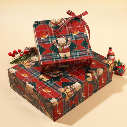 Nutcracker Reversible Christmas Wrapping Paper, 33 Ft