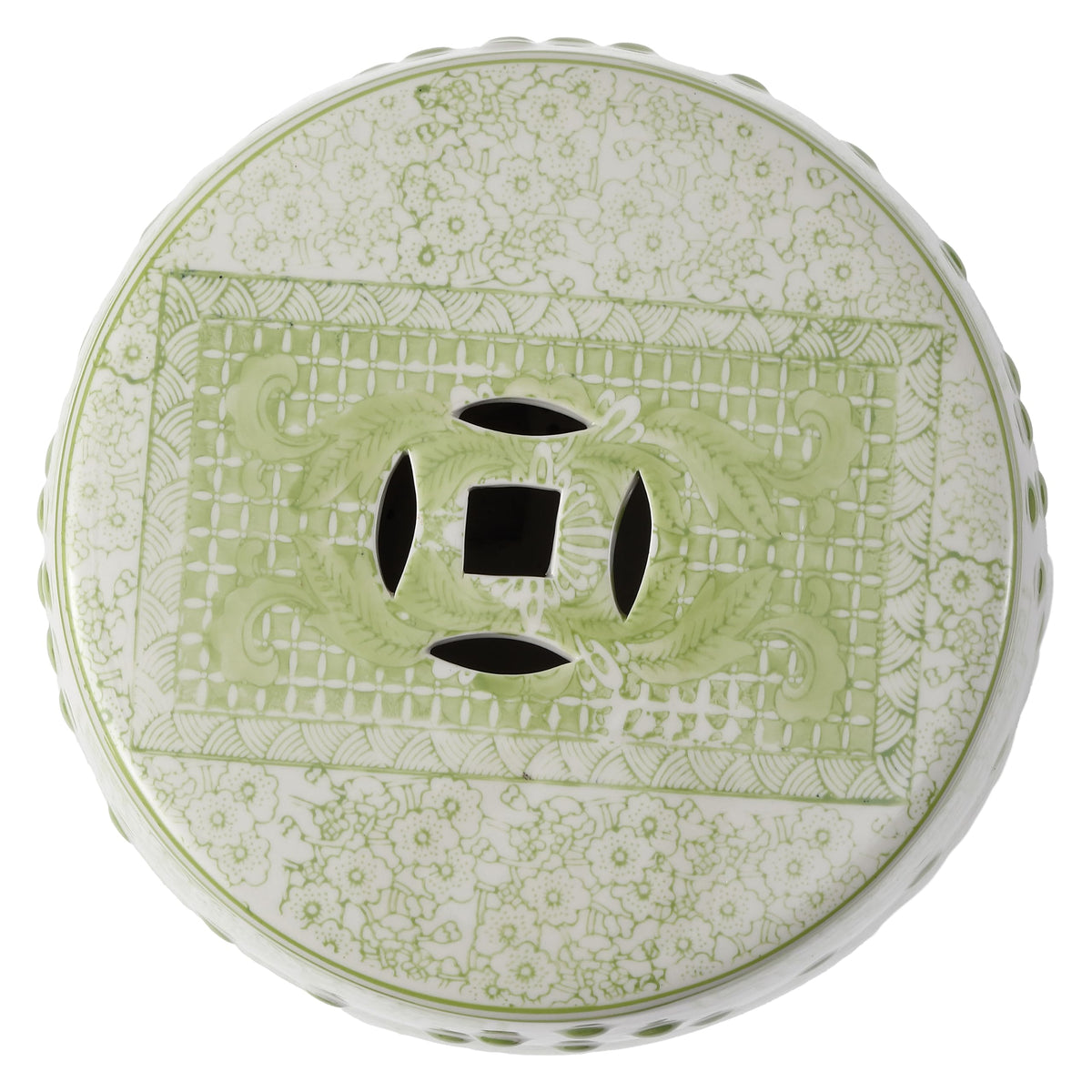 Jonathan Y Acanthus Ceramic Garden Stool