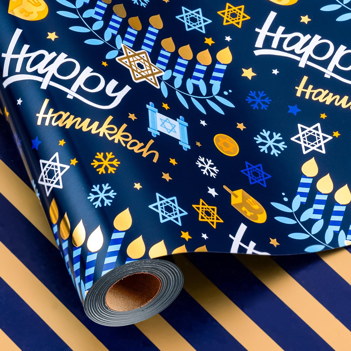 Blue Nutcracker Christmas Wrapping Paper, 32.8 Ft