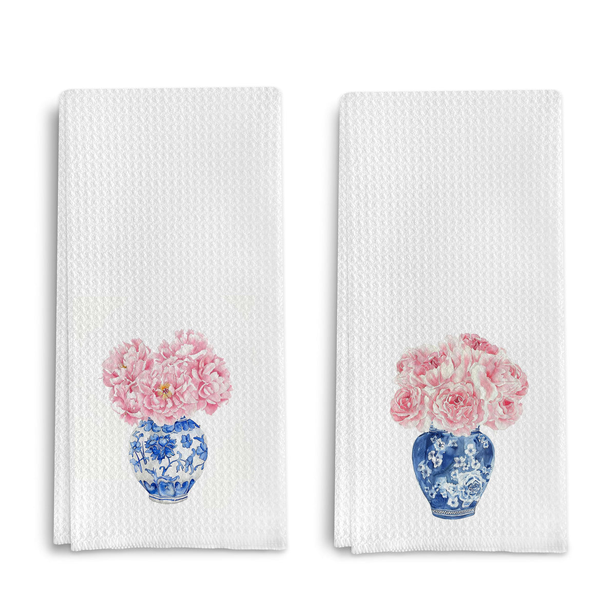 Chinoiserie Kitchen Towels, Set of 2