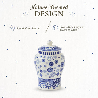 Spode Blue Italian Steccato Vase, 5.2 Inch