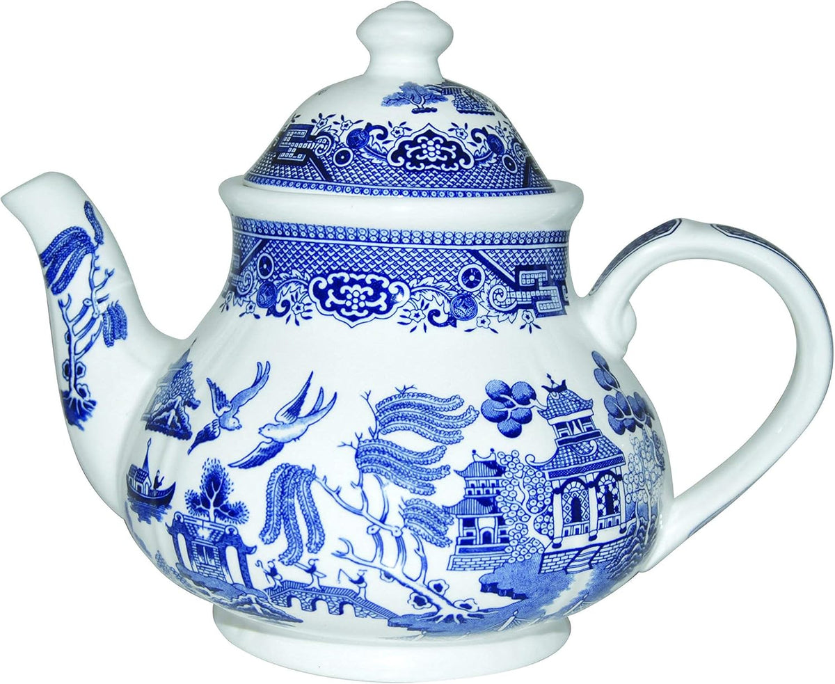 Churchill Blue Willow Teapot, 40 oz
