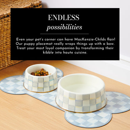 MacKenzie-Childs Pup Placemat, Royal Check