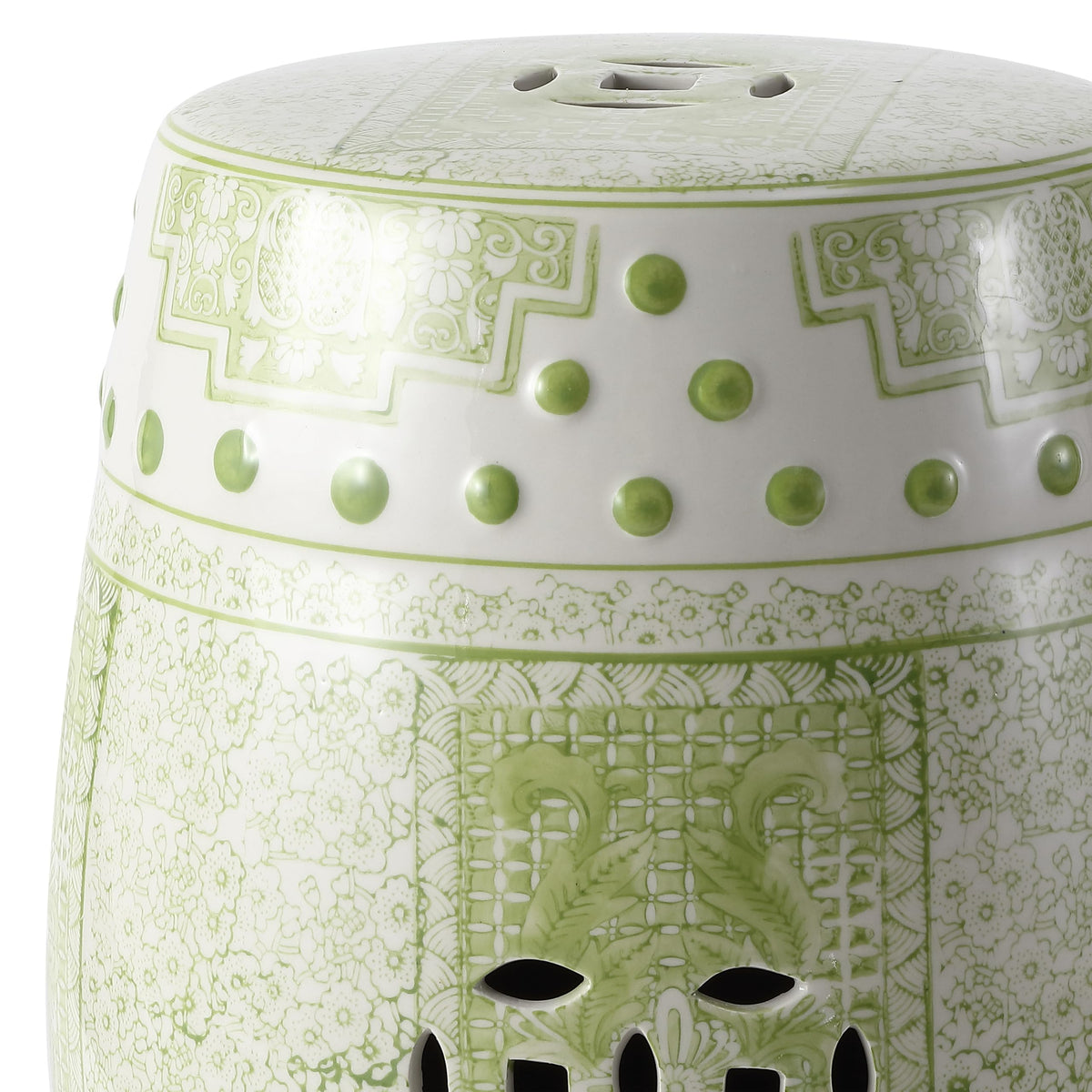 Jonathan Y Acanthus Ceramic Garden Stool