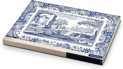 Pimpernel Blue Italian Placemats, Set of 4