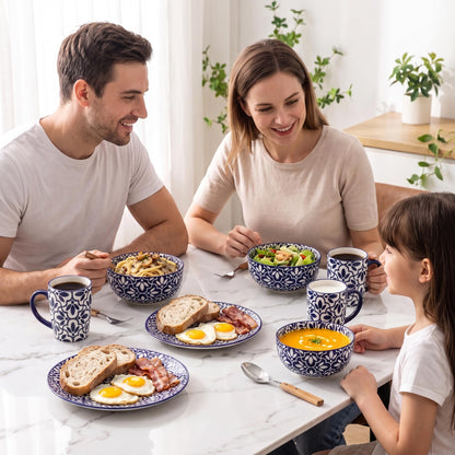 Ceramic Soup Bowls, Set of 6