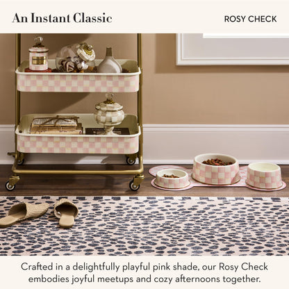 MacKenzie-Childs Pup Placemat, Royal Check