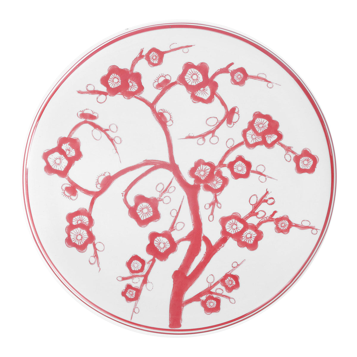 Jonathan Y Cherry Blossom Garden Stool, 18"