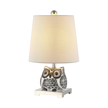 Justina Owl Mini Table Lamp, Ceramic