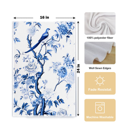 Chinoiserie Kitchen Towels, Set of 2