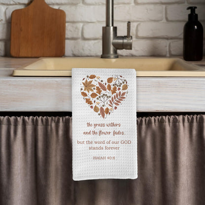 Chinoiserie Waffle Kitchen Towels, 16 x 24 Inch