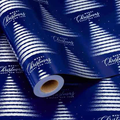 Blue Nutcracker Christmas Wrapping Paper, 32.8 Ft