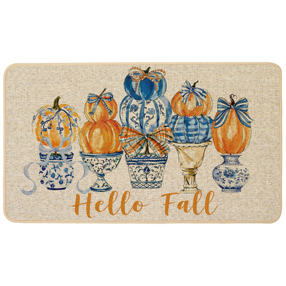 Chinoiserie Christmas Doormat, 17 x 29 Inch