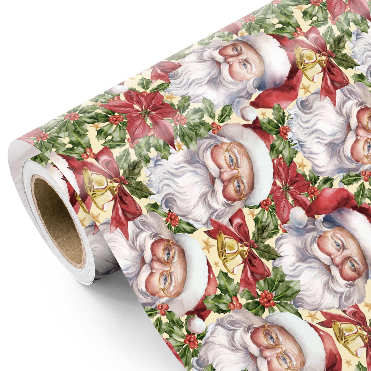 Blue Toile Christmas Wrapping Paper
