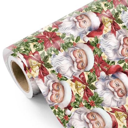 Blue Toile Christmas Wrapping Paper
