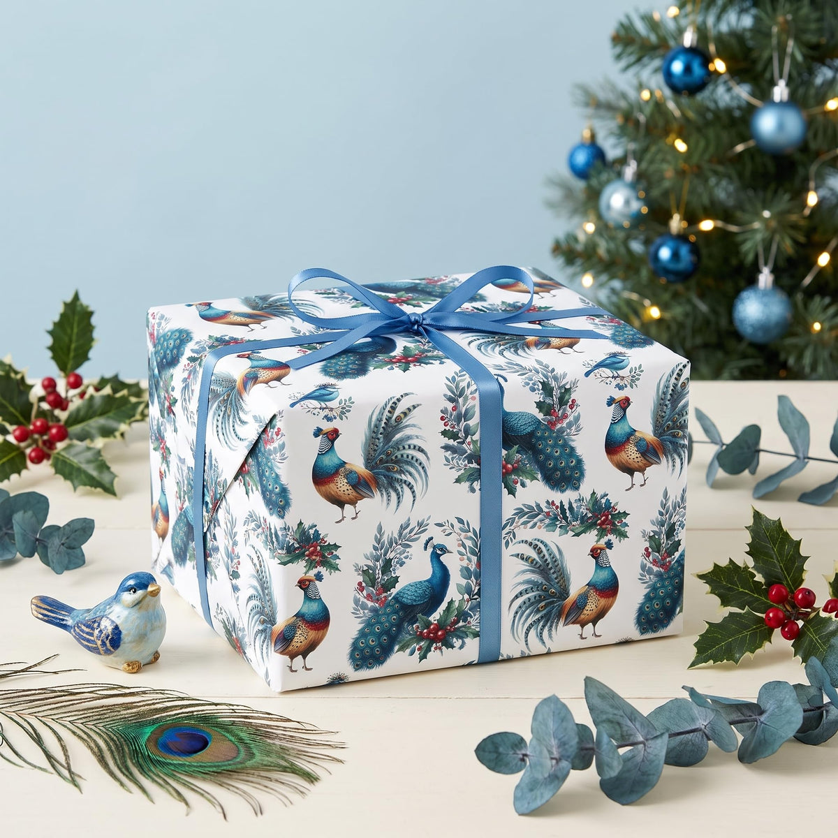 Chinoiserie Nutcracker Christmas Wrapping Paper
