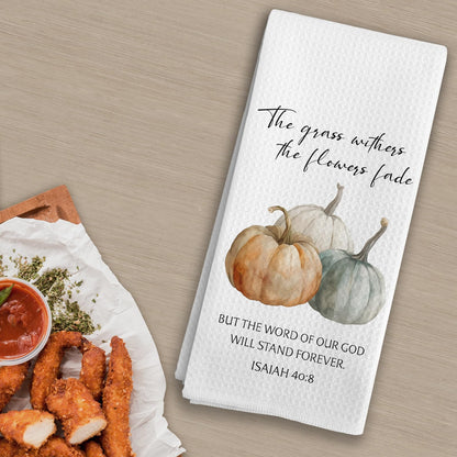 Chinoiserie Waffle Kitchen Towels, 16 x 24 Inch
