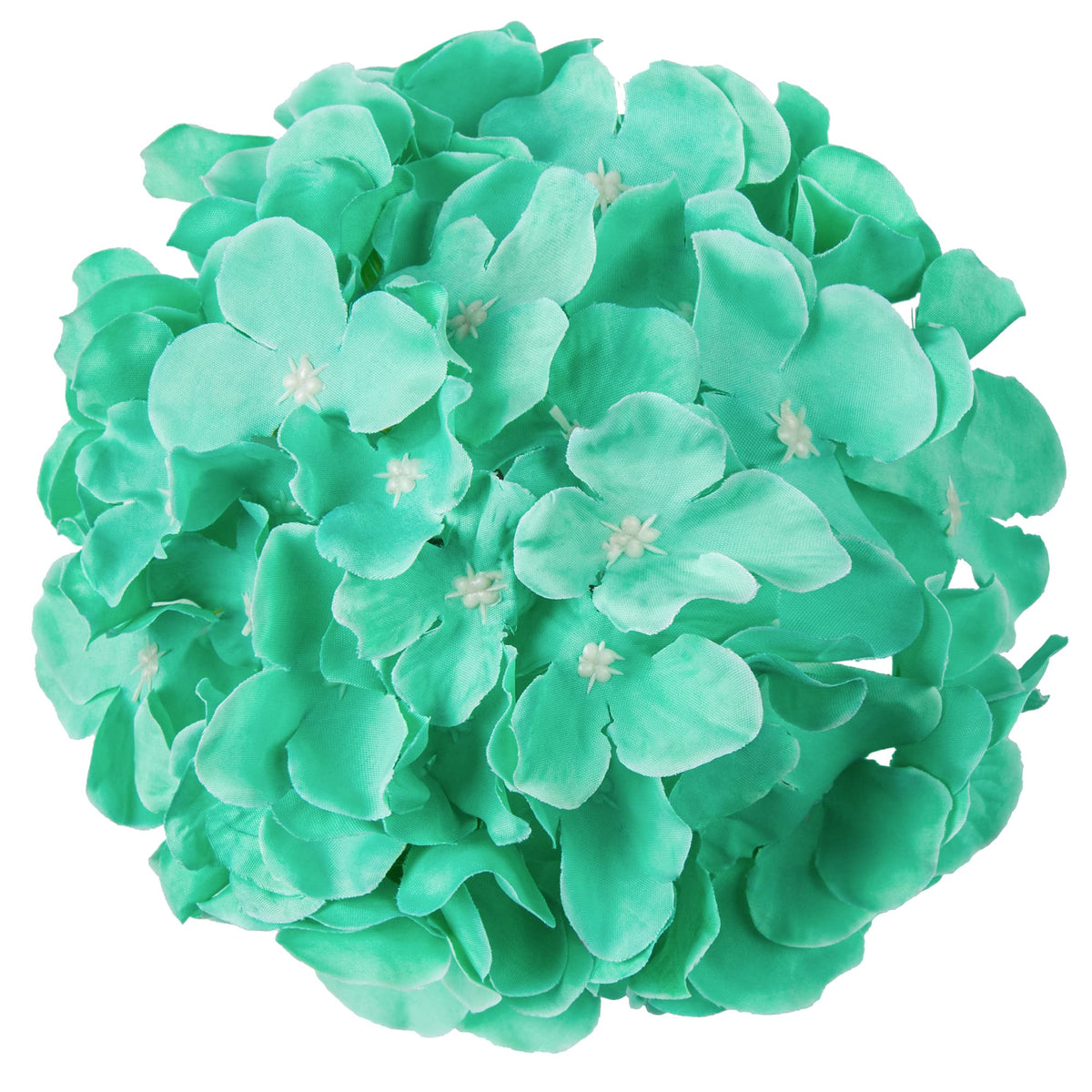 Silk Hydrangea Heads with Stems, Pack of 10