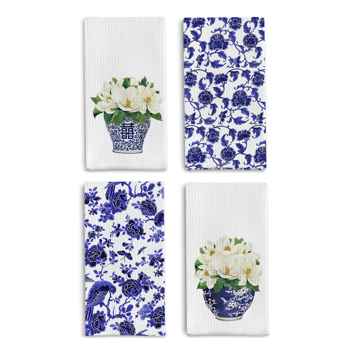 Chinoiserie Kitchen Towels, Set of 2
