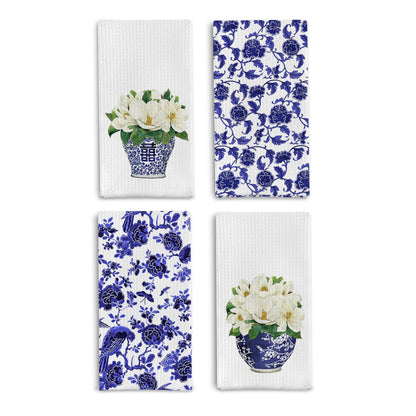 Chinoiserie Kitchen Towels, Set of 2