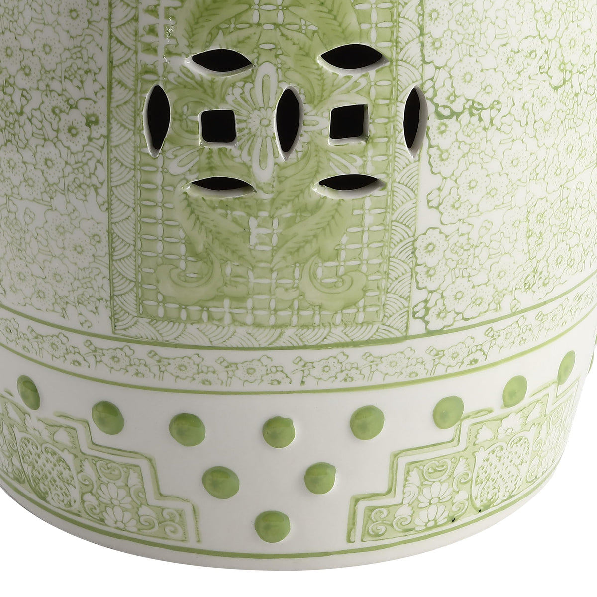 Jonathan Y Acanthus Ceramic Garden Stool