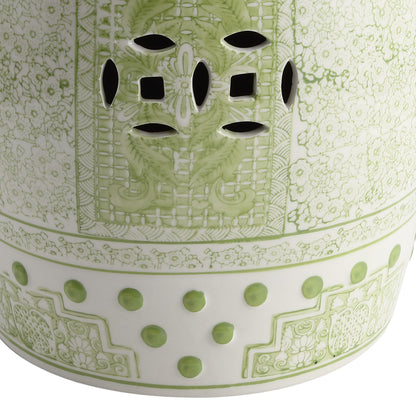 Jonathan Y Acanthus Ceramic Garden Stool