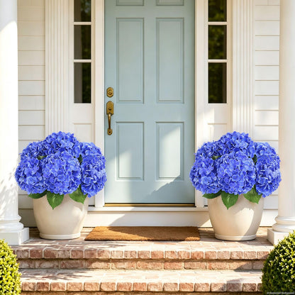 Real Touch Blue Hydrangea Faux Flowers