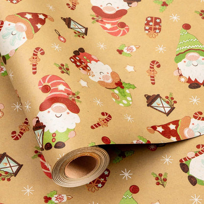 Blue Nutcracker Christmas Wrapping Paper, 32.8 Ft