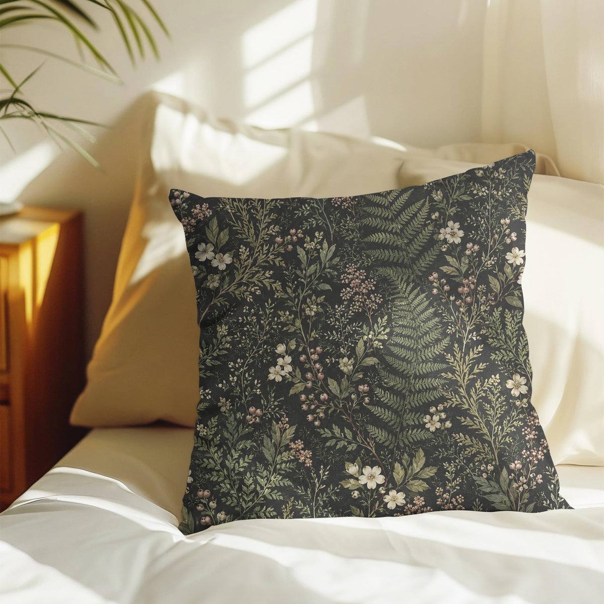 Blue Chinoiserie Bird and Peony Pillow Cover, 18x18