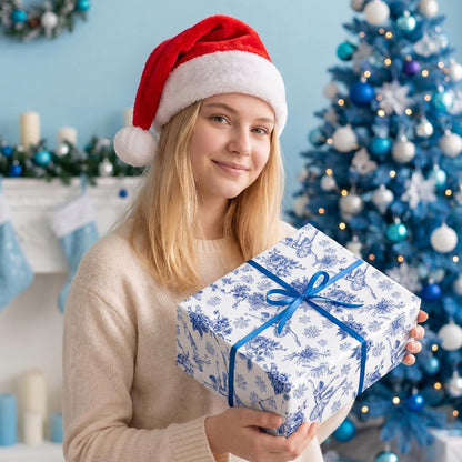 Chinoiserie Nutcracker Christmas Wrapping Paper