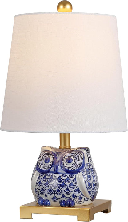 Justina Owl Mini Table Lamp, Ceramic