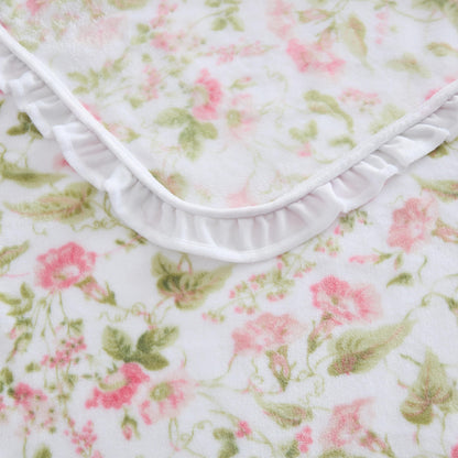 Laura Ashley Reversible Plush Throw, 50x70