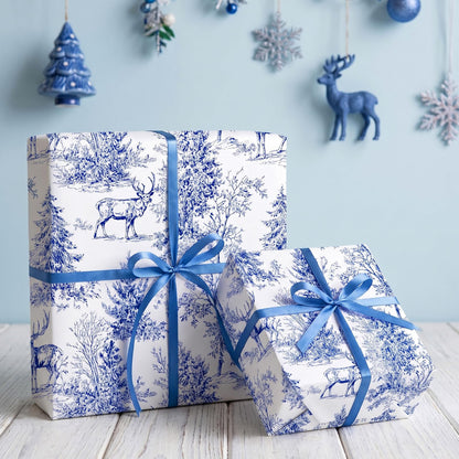 Chinoiserie Nutcracker Christmas Wrapping Paper