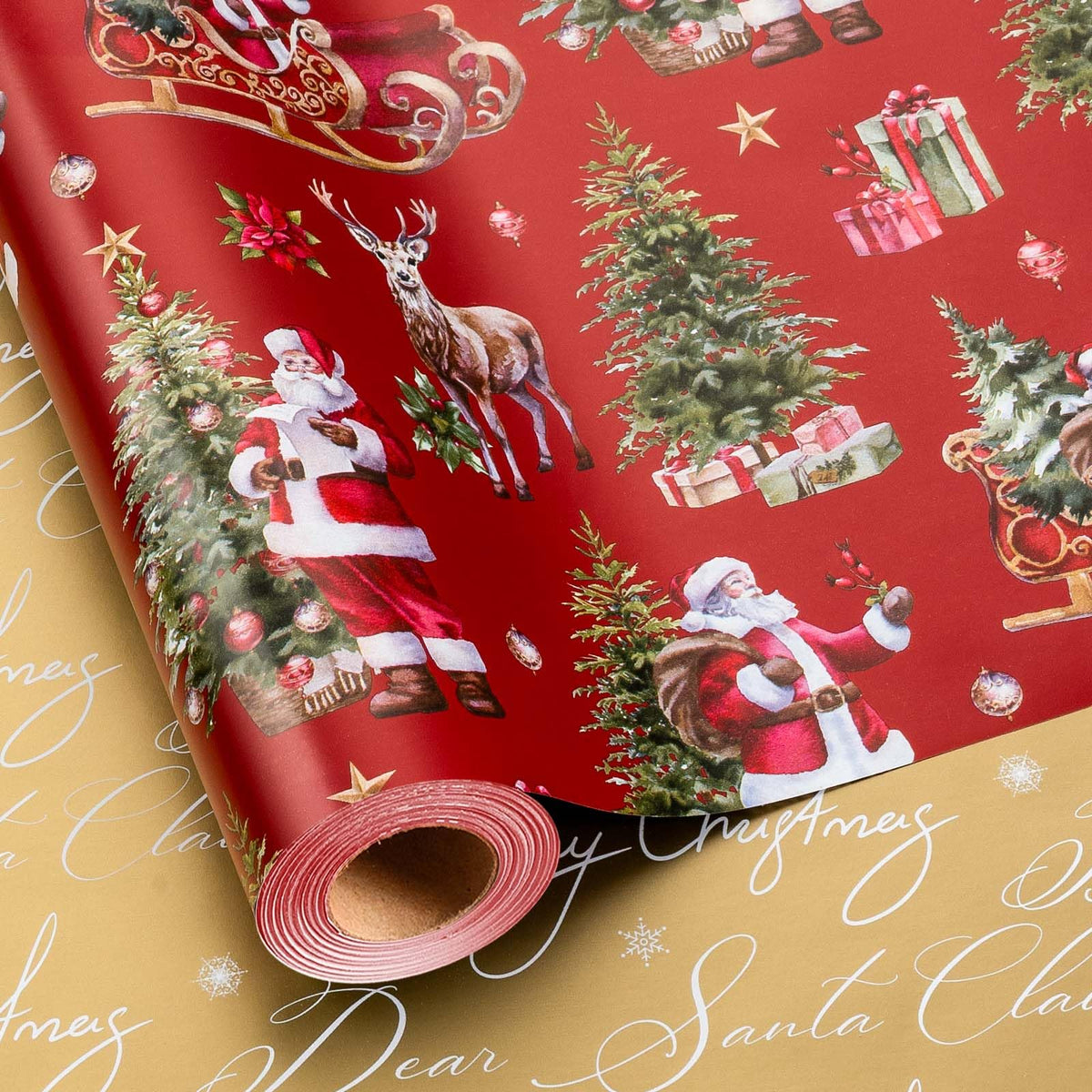 Blue Nutcracker Christmas Wrapping Paper, 32.8 Ft