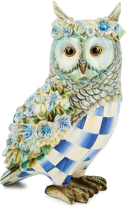 MacKenzie-Childs Resin Owl Figurine, Royal Autumn