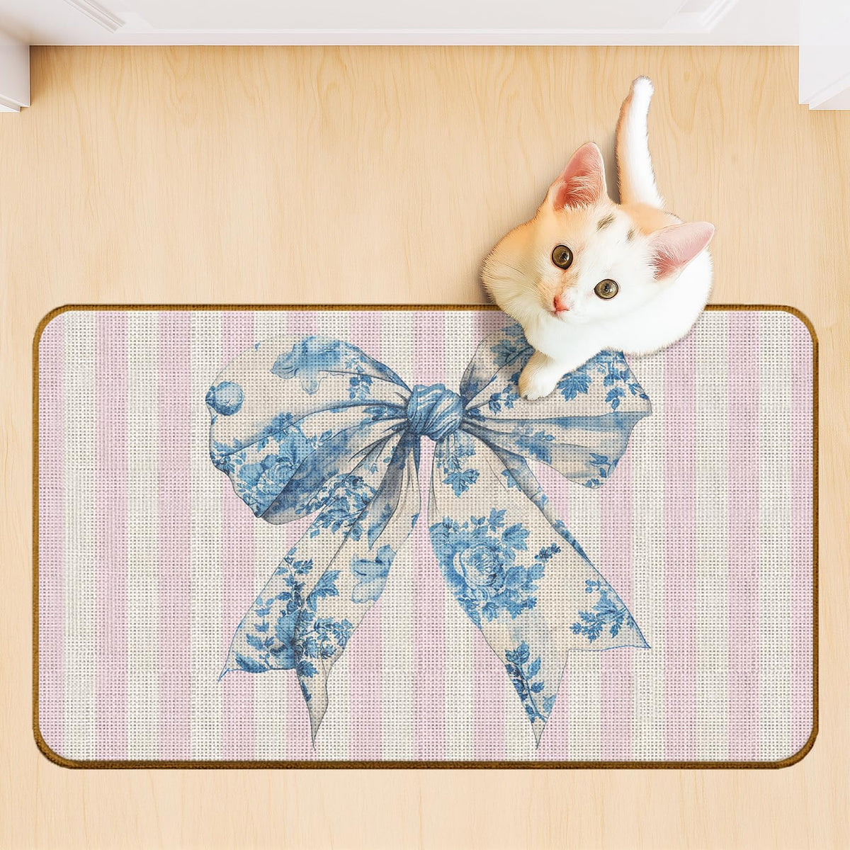 Chinoiserie Dachshund Doormat, 17 x 30 Inch