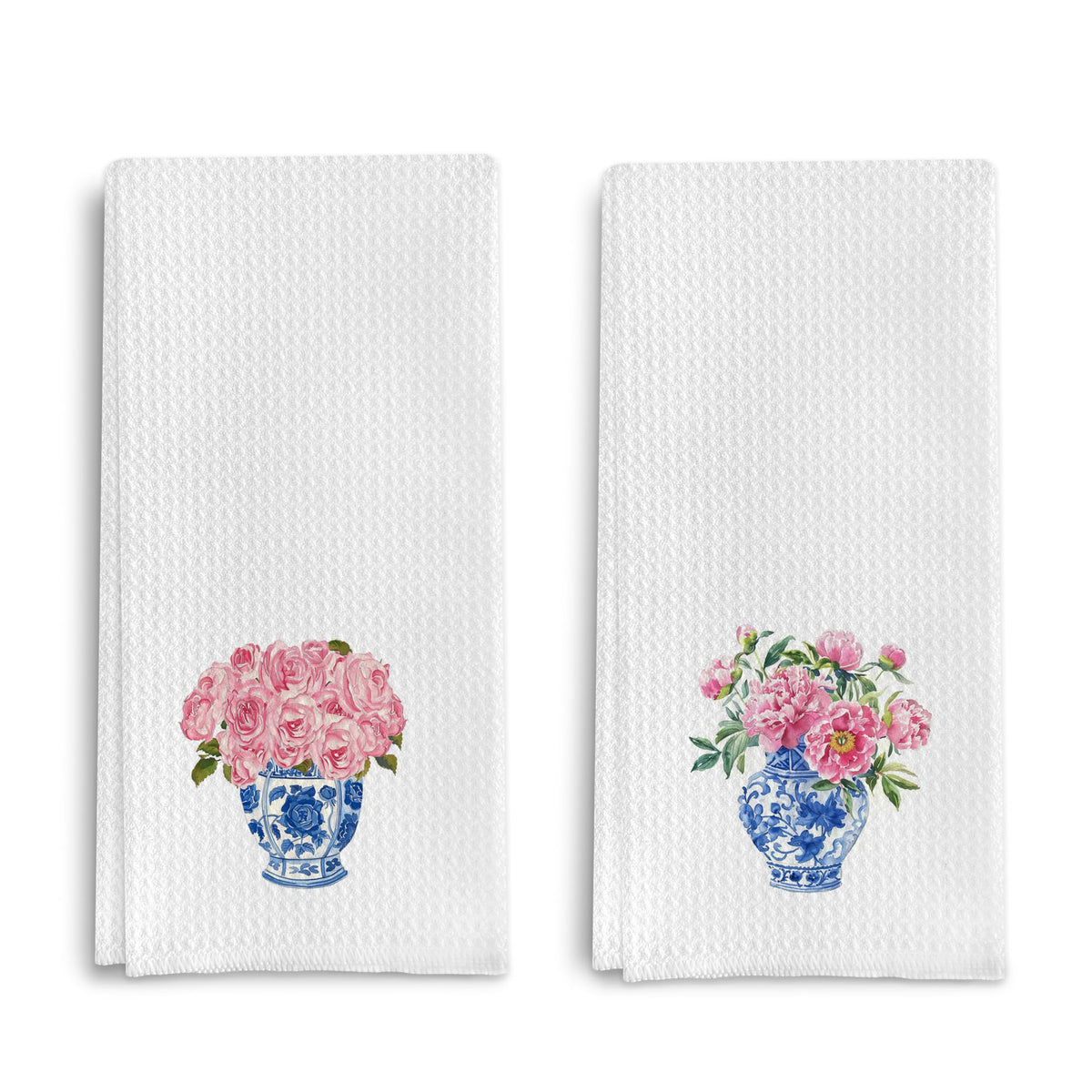 Chinoiserie Kitchen Towels, Set of 2