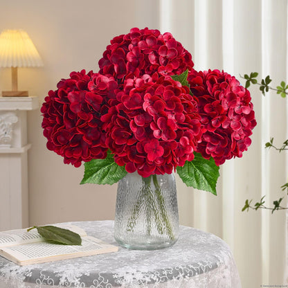 Real Touch Blue Hydrangea Faux Flowers