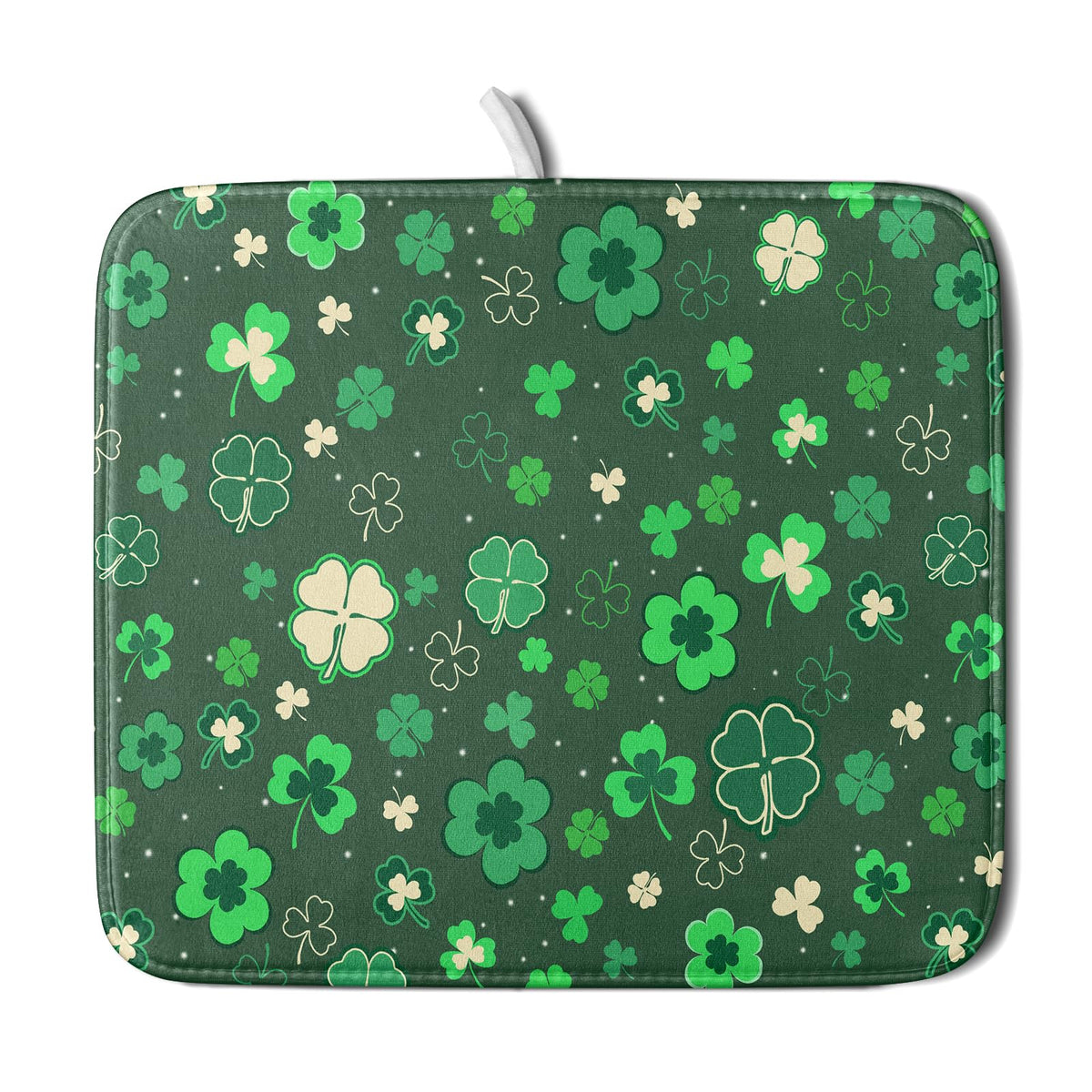 Blue Chinoiserie Floral Dish Drying Mat