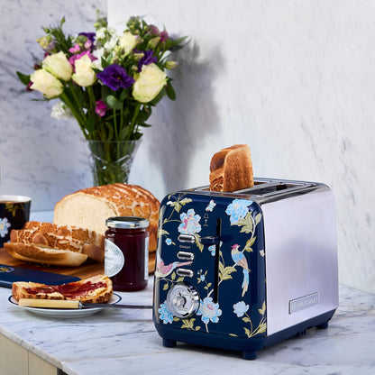 Laura Ashley Wide Slot 2-Slice Toaster