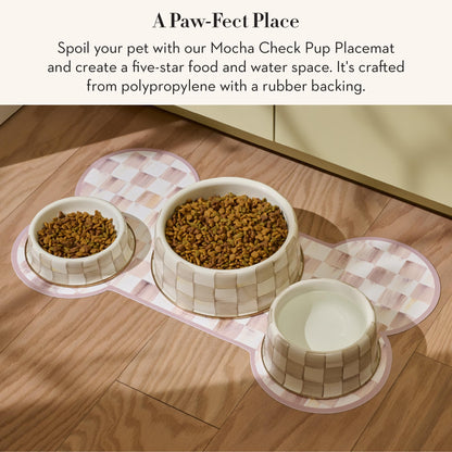 MacKenzie-Childs Pup Placemat, Royal Check