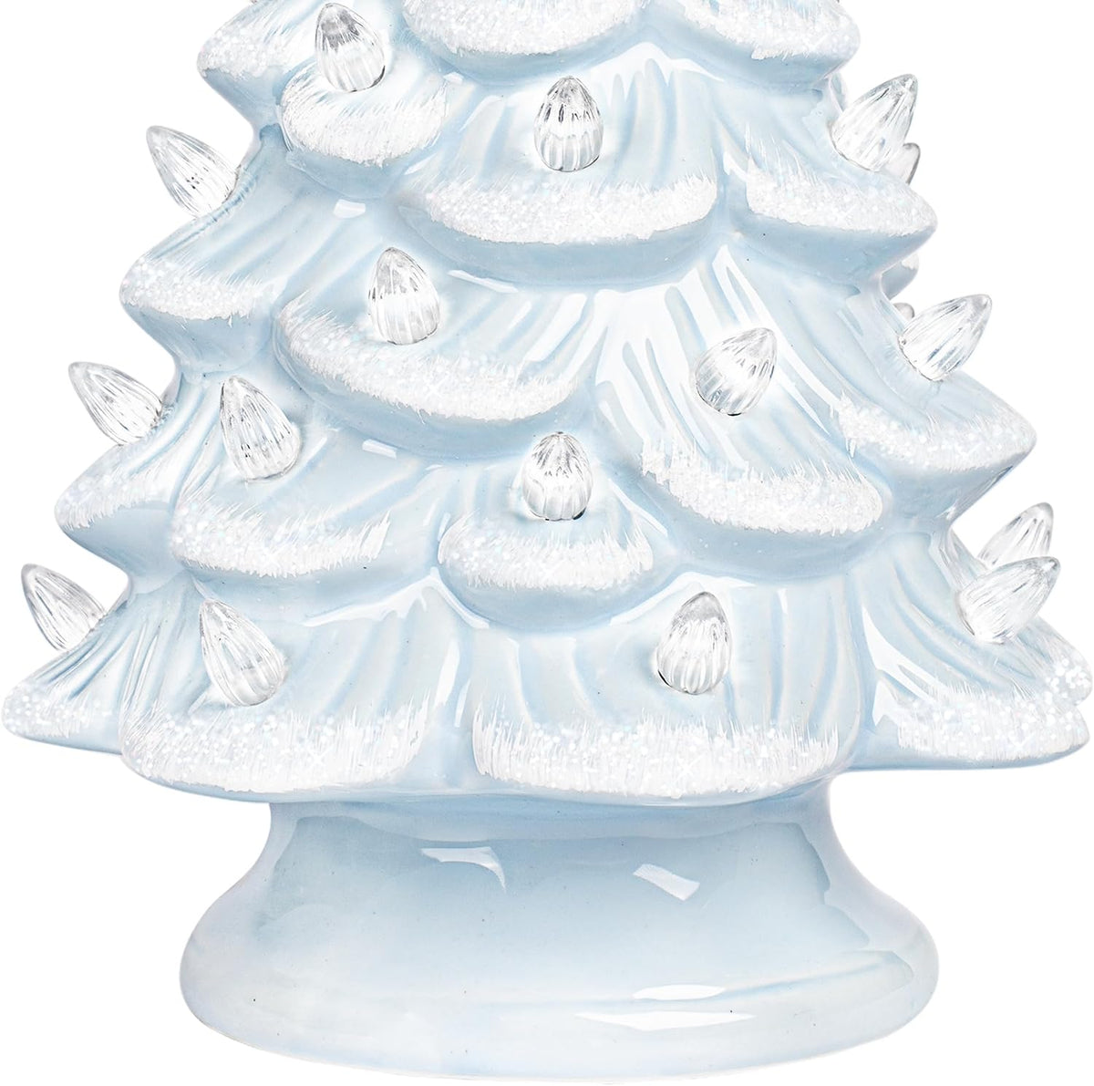 Lighted Ceramic Christmas Tree, 13 Inch