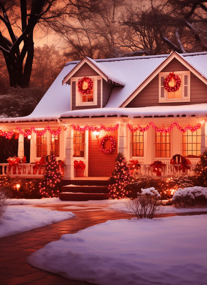 Solar Christmas String Lights, 100 LED, 40 ft