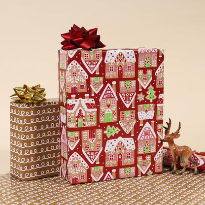 Nutcracker Reversible Christmas Wrapping Paper, 33 Ft