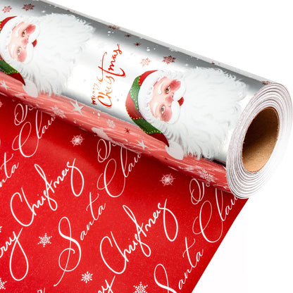 Blue Nutcracker Christmas Wrapping Paper, 32.8 Ft