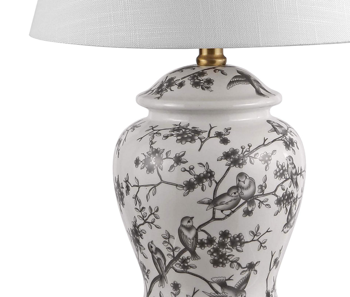 Jonathan Y Penelope Ginger Jar LED Table Lamp, 22 Inch
